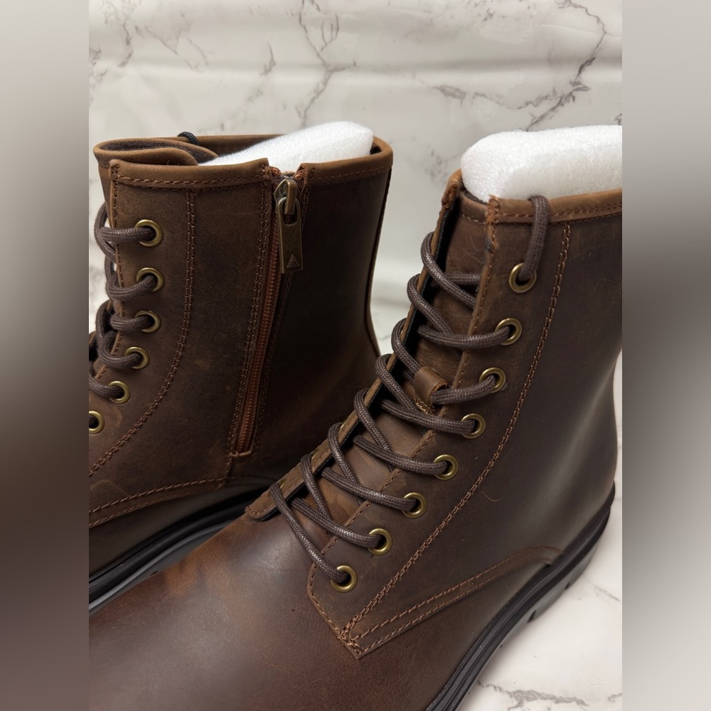 Aldo Dark Brown Men's Lace-Up Boots - Picture 4 of 10